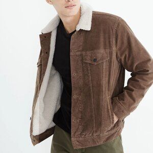 Madewell Sherpa Classic Jean Jacket: Corduroy Edition